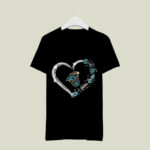 Coastal Carolina Chanticleers Twinkle Heart 1 T Shirt