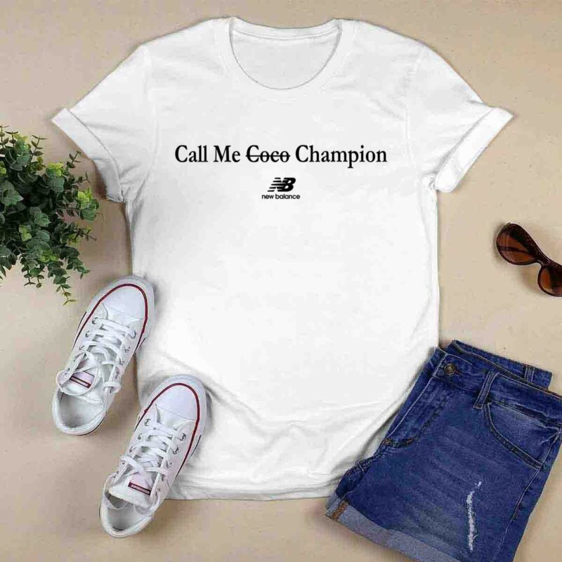 Coco Gauff Call Me Coco Champion 0 T Shirt