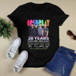 Coldplay 28 years 1996 2024 thank you for the memories signatures 4 T Shirt