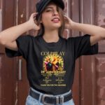 Coldplay 28th Anniversary 1996 2024 Thank You For The Memories Signatures 1 T Shirt