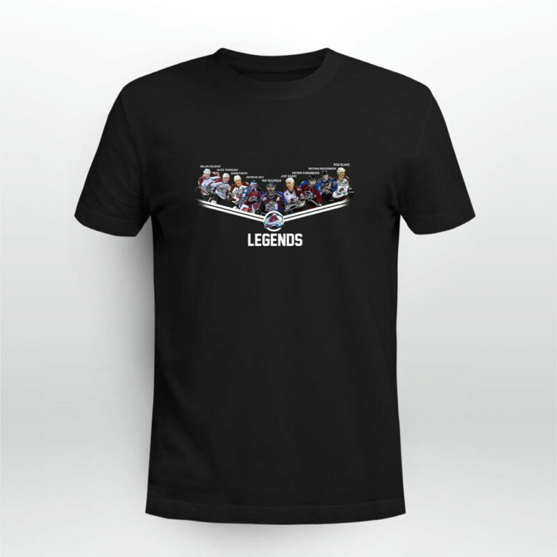 Colorado Avalanche Legends Players Signature 0 T Shirt