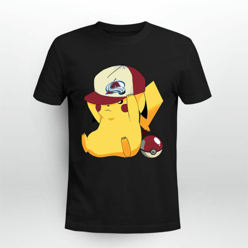 Colorado Avalanche Pikachu Pokemon 0 T Shirt