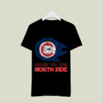 Come To The North Side Star Wars Millennium Falcon Chicago Cubs 2 T Shirt
