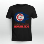 Come To The North Side Star Wars Millennium Falcon Chicago Cubs 4 T Shirt