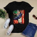 Conor McGregor Notorious Irish American Flag 2 T Shirt