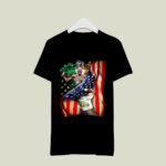 Conor McGregor Notorious Irish American Flag 3 T Shirt