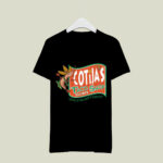 Cotijas Taco Shop Home Of The Shrimp Burrito 2 T Shirt
