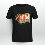 Cotijas Taco Shop Home Of The Shrimp Burrito 3 T Shirt