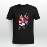 Cute Santa Claus and Figment Epcot Around The World Mickey is Very Merry Xmas Lights 2 T Shirt
