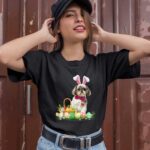 Cute Shih Tzu Easter Day Bunny Eggs Easter Costume 1 T Shirt