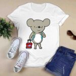 Cute Traveling Mouse 3 T Shirt