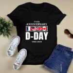 D Day Normandy Landing 75th Anniversary 1307 T Shirt