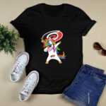 Dabbing Hip Hop Unicorn Dab Carolina Hurricanes 4 T Shirt