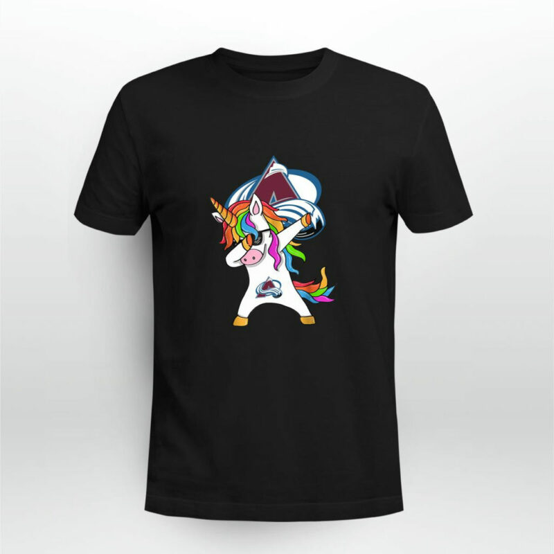 Dabbing Hip Hop Unicorn Dab Colorado Avalanche 0 T Shirt