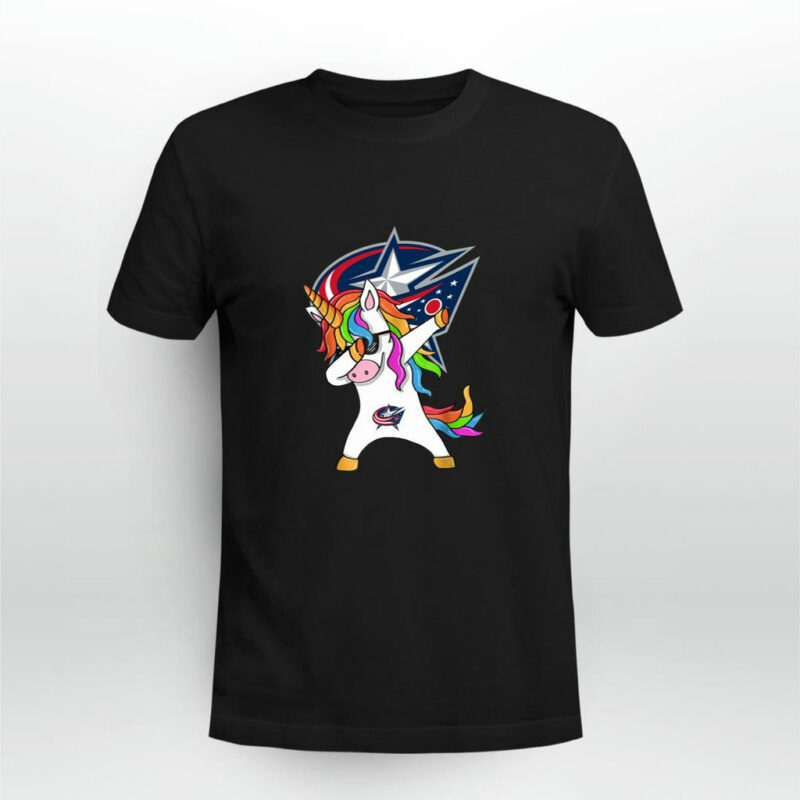 Dabbing Hip Hop Unicorn Dab Columbus Blue Jackets 0 T Shirt