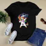 Dabbing Hip Hop Unicorn Dab Columbus Blue Jackets 4 T Shirt