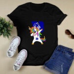 Dabbing Hip Hop Unicorn Dab Duke Blue Devils 4 T Shirt