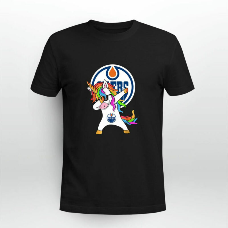 Dabbing Hip Hop Unicorn Dab Edmonton Oilers 0 T Shirt