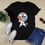 Dabbing Hip Hop Unicorn Dab Edmonton Oilers 4 T Shirt