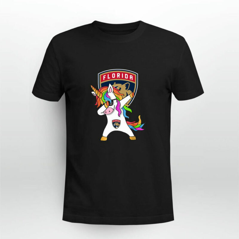 Dabbing Hip Hop Unicorn Dab Florida Panthers 0 T Shirt