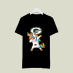 Dabbing Hip Hop Unicorn Dab Green Bay Packers 4 T Shirt