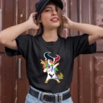 Dabbing Hip Hop Unicorn Dab Houston Texans 0 T Shirt