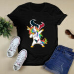 Dabbing Hip Hop Unicorn Dab Houston Texans 4 T Shirt