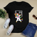 Dabbing Hip Hop Unicorn Dab Los Angeles Kings 4 T Shirt