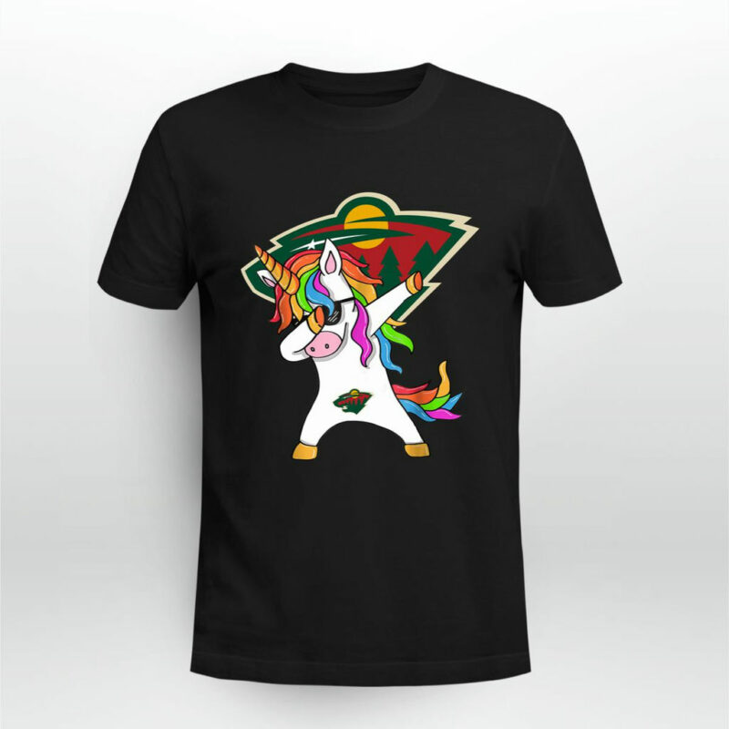 Dabbing Hip Hop Unicorn Dab Minnesota Wild 0 T Shirt