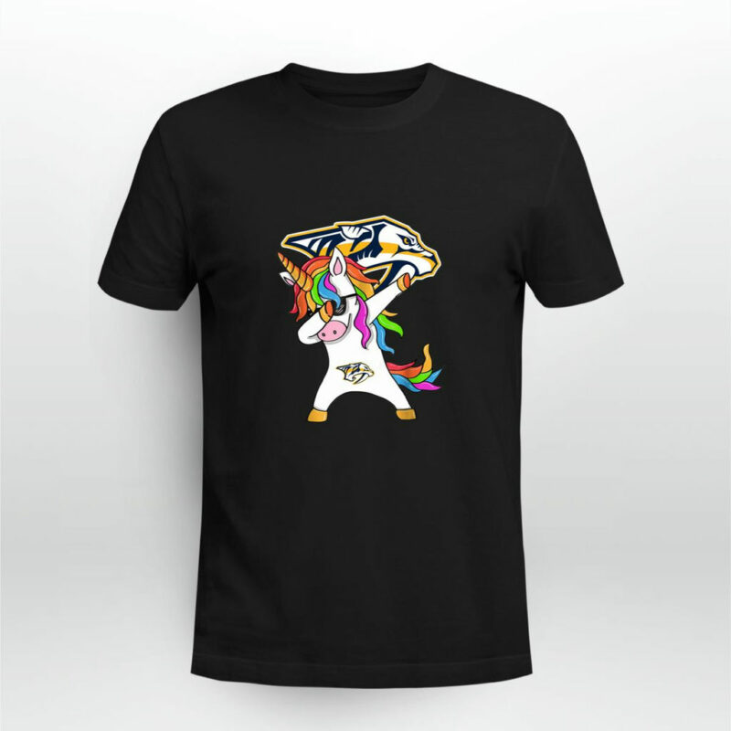 Dabbing Hip Hop Unicorn Dab Nashville Predators 0 T Shirt