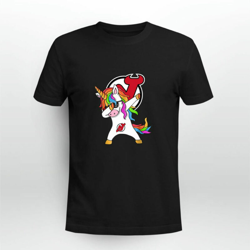 Dabbing Hip Hop Unicorn Dab New Jersey Devils 0 T Shirt