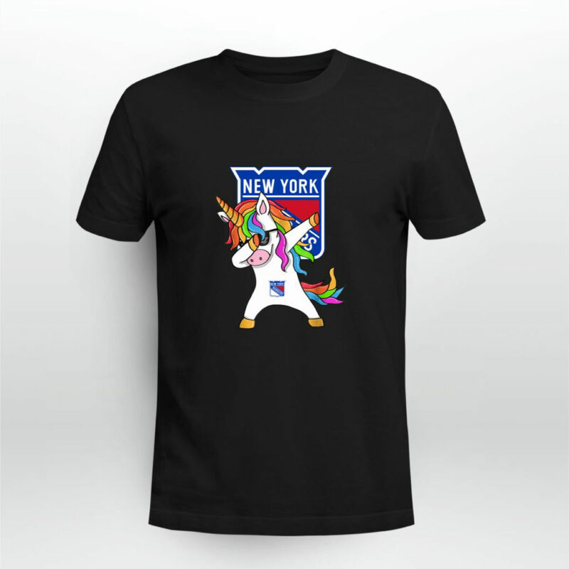 Dabbing Hip Hop Unicorn Dab New York Rangers 0 T Shirt