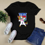 Dabbing Hip Hop Unicorn Dab New York Rangers 4 T Shirt