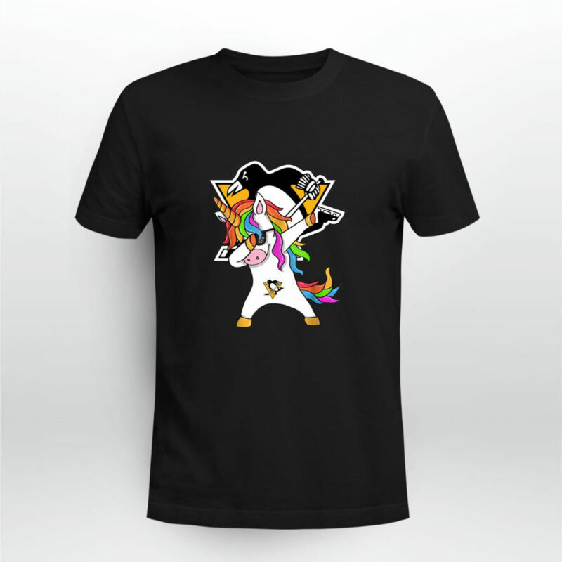 Dabbing Hip Hop Unicorn Dab Pittsburgh Penguins 0 T Shirt