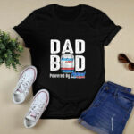 Dad BOD Dad Powereds by Naturals Light 9 T Shirt
