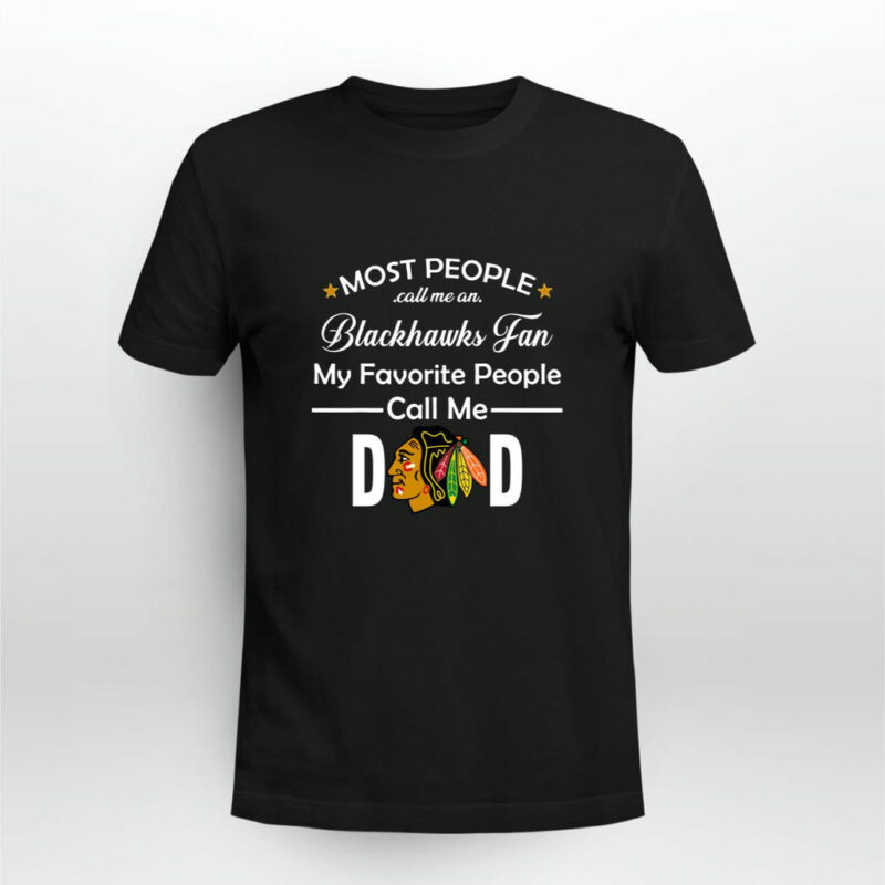 Dad Chicago Blackhawks Fan Hockey Fathers Day Gift 0 T Shirt