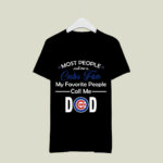 Dad Chicago Cubs Fan Baseball Fathers day Gift 2 T Shirt