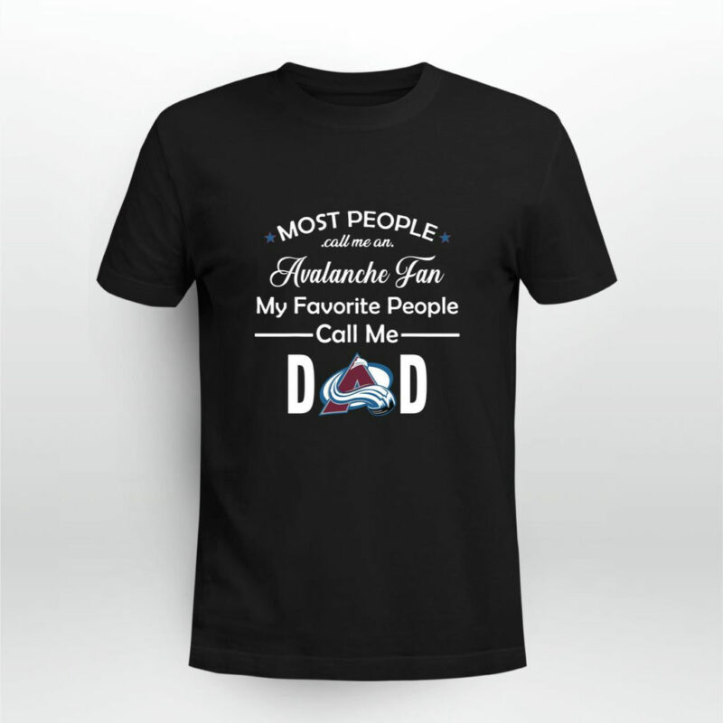 Dad Colorado Avalanche Fan Hockey Fathers Day Gift 0 T Shirt