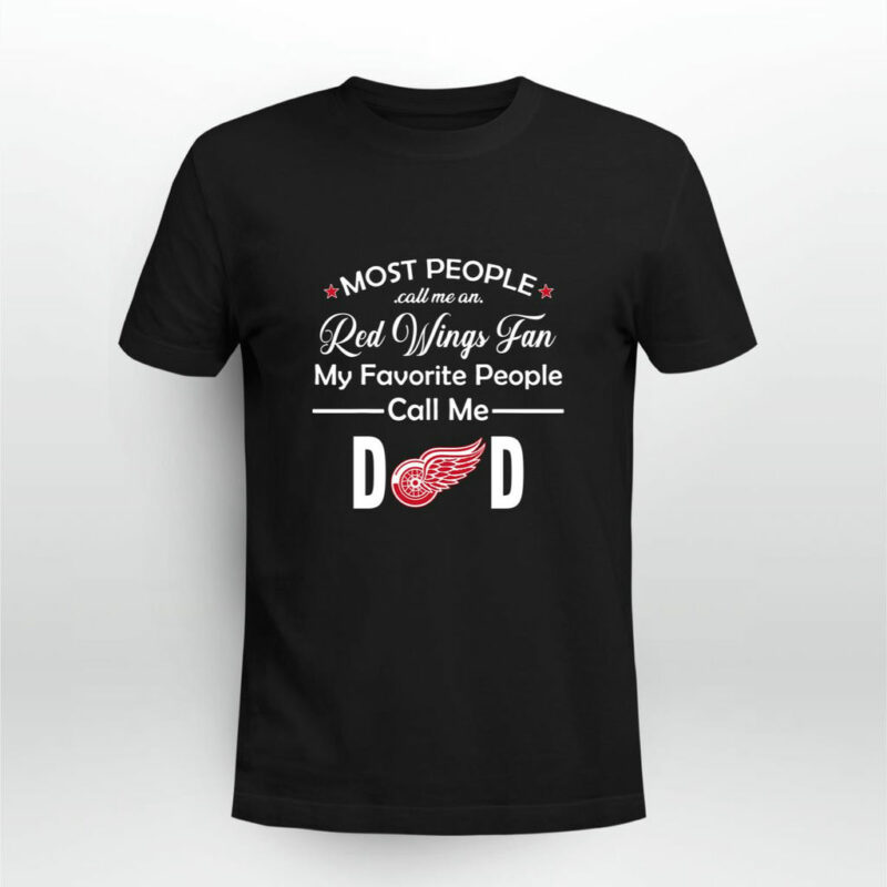 Dad Detroit Red Wings Fan Hockey Fathers Day Gift 0 T Shirt