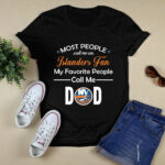 Dad New York Islanders Fan Hockey Fathers day Gift 4 T Shirt