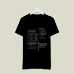 Dad stats character shee 3 T Shirt