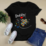 Daddy Elephant Autism Awareness Daddy Autism 2 T Shirt 1