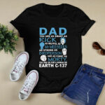 Dads Rick Morty Fathers Day 2163 T Shirt