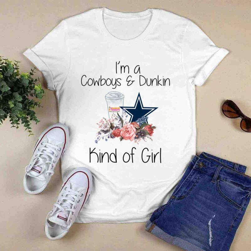 Dallas Cowboys Dunkin Kind Of Girl 0 T Shirt