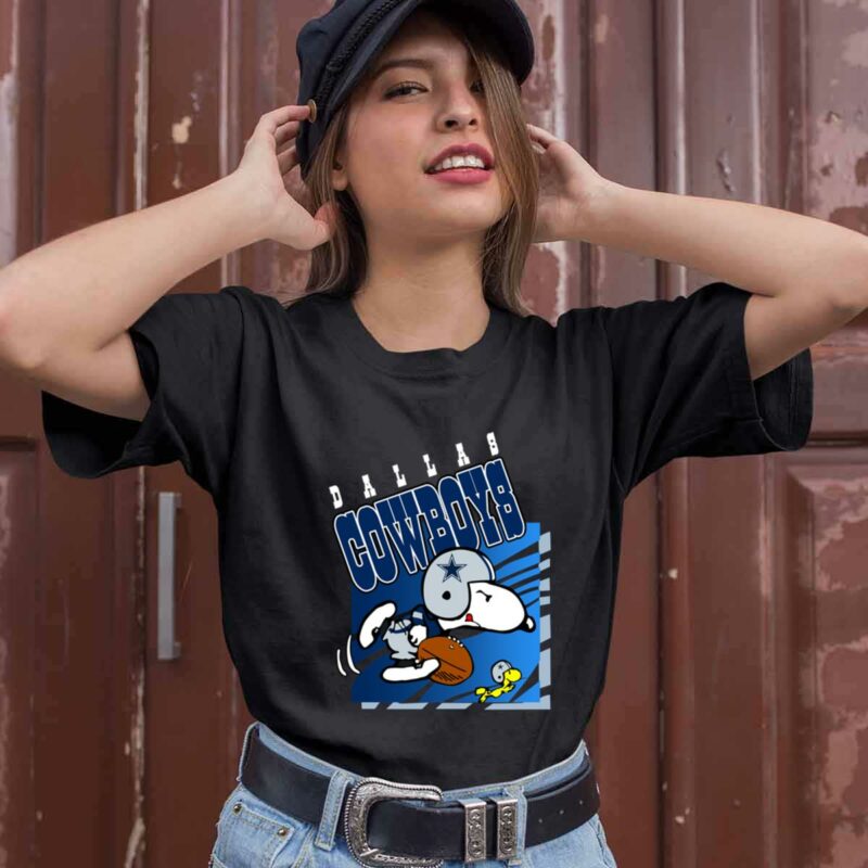 Dallas Cowboys Football Woodstock And Snoopy 0 T Shirt