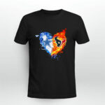 Dallas Cowboys Houston Texans Hear 4 T Shirt