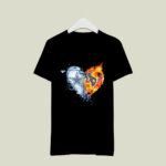 Dallas Cowboys Houston Texans Heart 2 T Shirt
