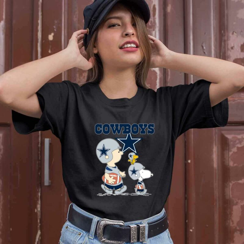 Dallas Cowboys Let Is Play Football Together Snoopy 0 T Shirt