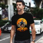 Dallas Cowboys Michael Myers and Freddy Krueger and Jason Voorhees Pumpkin Halloween 0 T Shirt