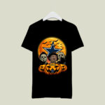 Dallas Cowboys Michael Myers and Freddy Krueger and Jason Voorhees Pumpkin Halloween 2 T Shirt